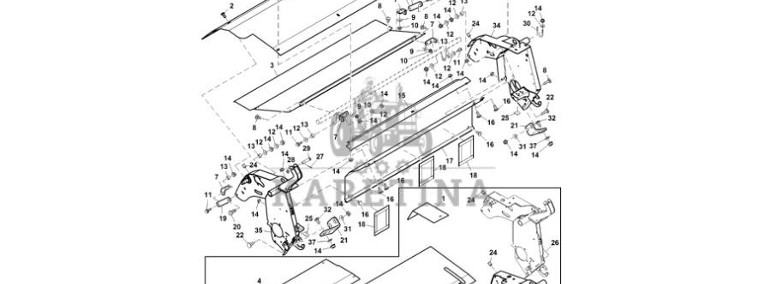 John Deere 960 - Rama DC222293 (System owijania)-1