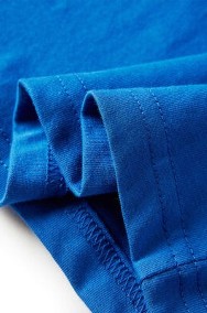 Koszulka dziecięca z długimi rękawami, kobaltowoniebieska, 116-3