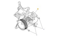 Fendt 828 Vario - spręźarka klimatyzacji G931552020011