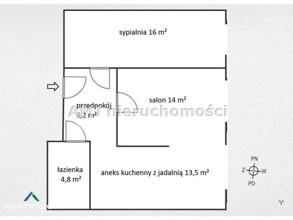 Mieszkanie w Krakowie- budynek Wschodzącego Słońca - Widok 5