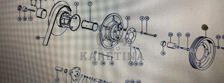 Koło pasowe 370-340 Claas Nr kat. 000 644 519 0 Nr kat. 000 644 519 0-1
