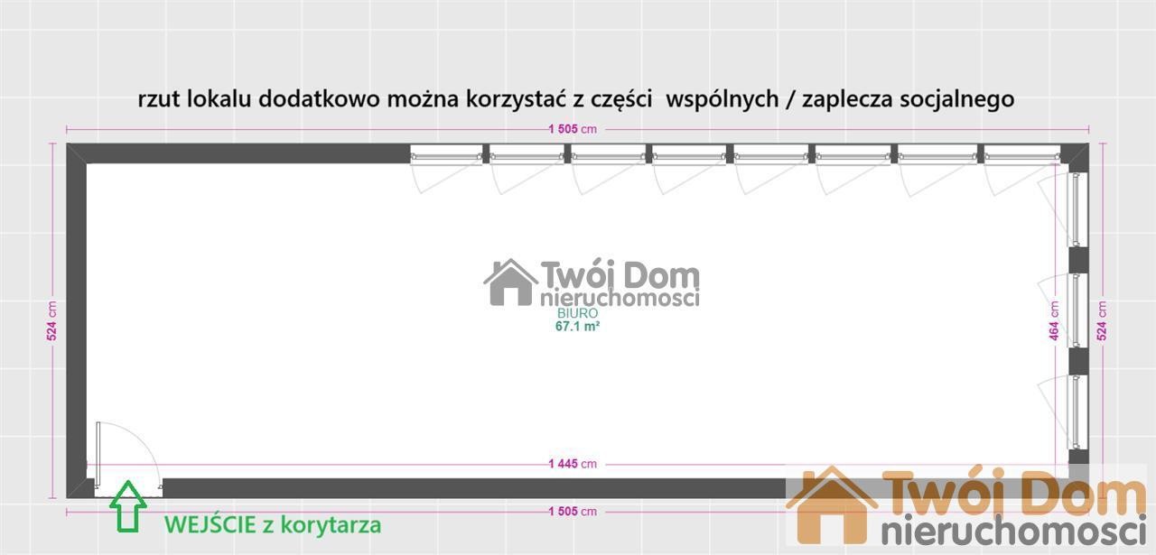 KARŁOWICE | Biuro 67 m²+zaplecze socjalne| Parking – další