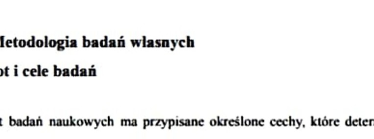 "Metodologia badań własnych" - Praca zaliczeniowa z dziedziny -.Metrologia-1