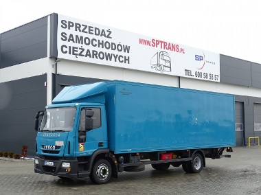 Iveco EuroCargo 120E18 EEV Euro 5 Kontener Sprowadzony Klima Przebieg Udokumentowany , Poduszki , 18 Euro Palet , Boczne Drzwi-1