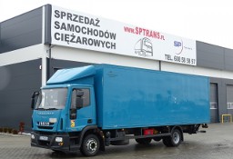 Iveco EuroCargo 120E18 EEV Euro 5 Kontener Sprowadzony Klima Przebieg Udokumentowany , Poduszki , 18 Euro Palet , Boczne Drzwi