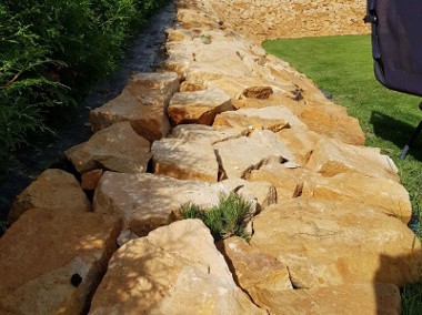 Kamień naturalny płaski ogrodowy  łupek do ogrodu na skalniak piaskowiec  -1