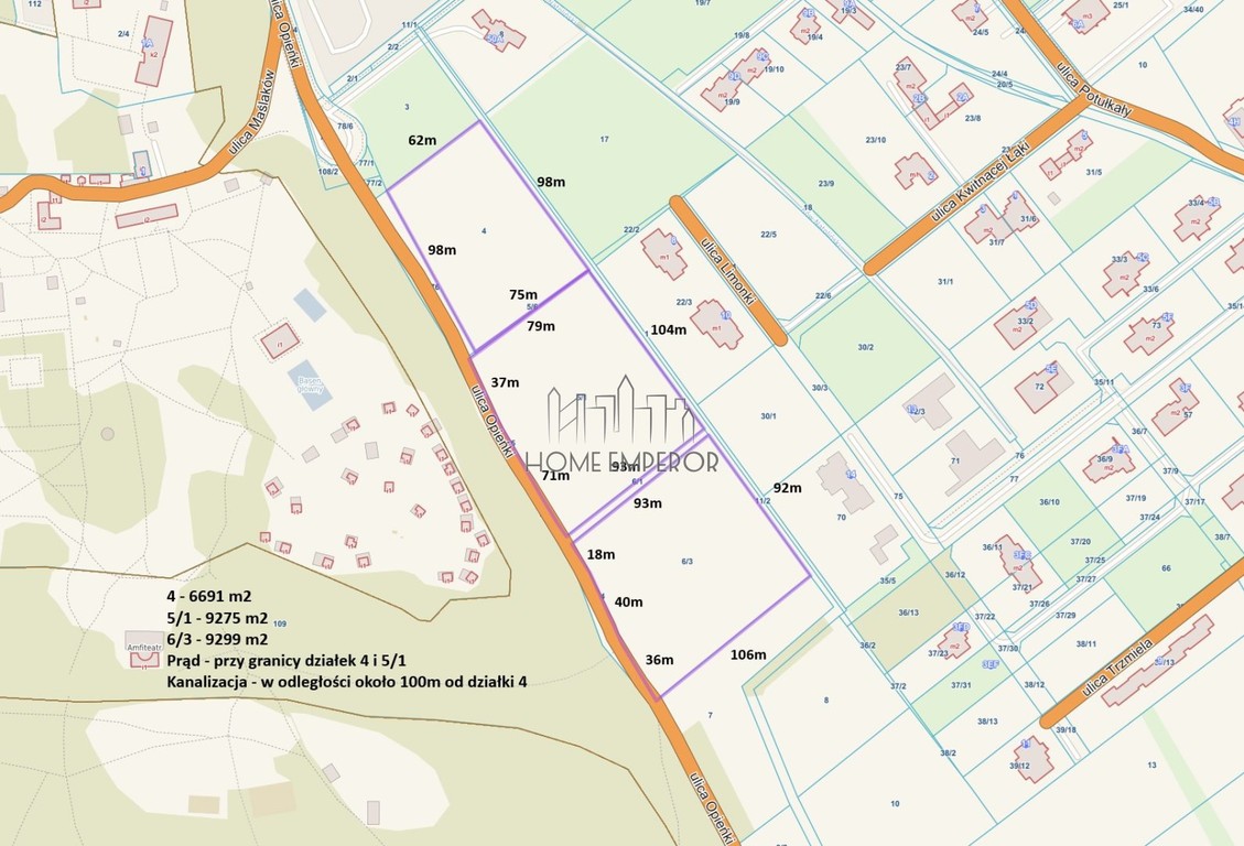 Działka na sprzedaż, 6691 m², Warszawa Wilanów Powsin - Widok 2
