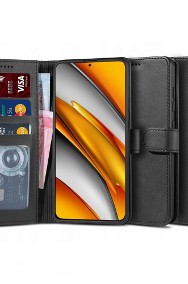 Etui Wallet 2 + Szkło Pełne Full Glue do Xiaomi Poco F3-2