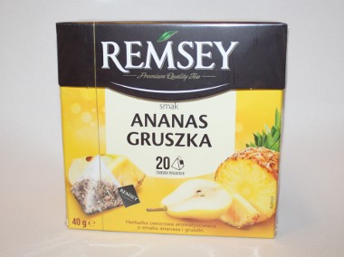 Herbata Remsey owocowa smak ananas i gruszka 20 torebek-1