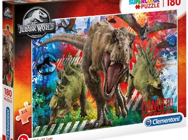 Puzzle Jurassic World Dinozaur Tyranozaur T-Rex 180 el.-1