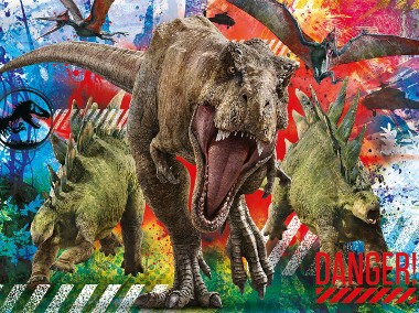 Puzzle Jurassic World Dinozaur Tyranozaur T-Rex 180 el.-2