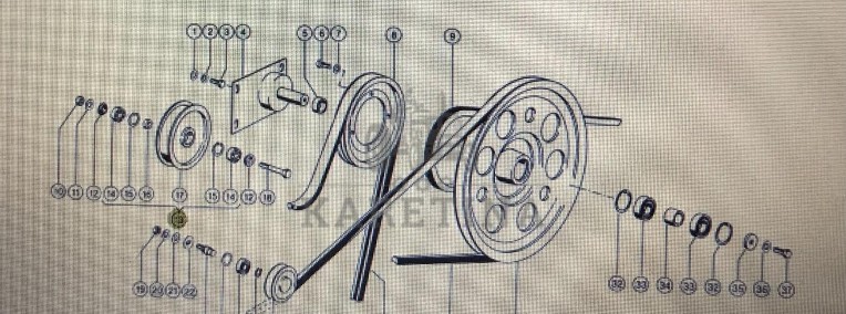 Rolka napinacza Class Mega 370-340 Nr katalogowy 000 603 187 2-1
