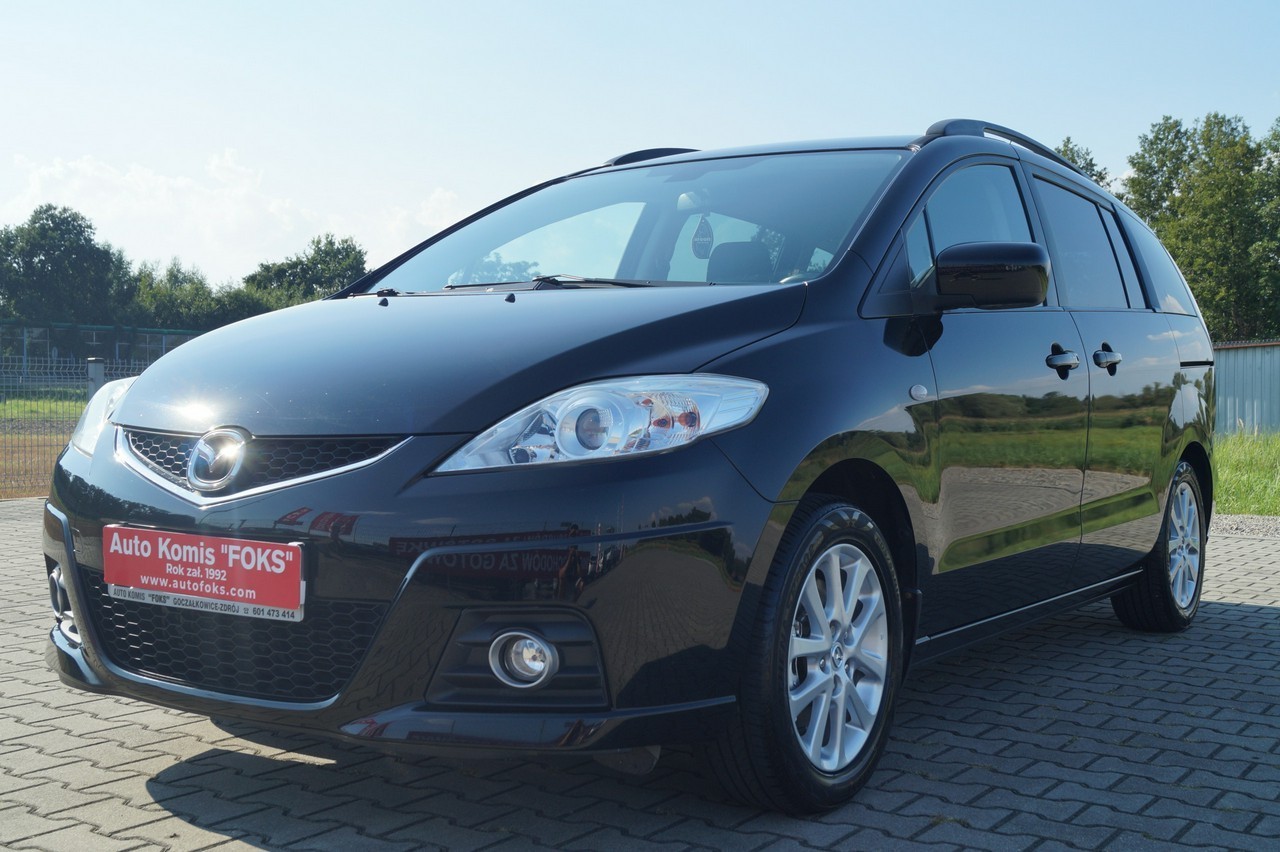 Mazda 5 I Z Niemiec 7 foteli 2,0 145 km zadbany klimatronic hak grz. fotele