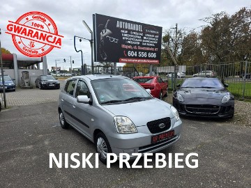 Kia Picanto I 1.1 Benzyna 65 KM, Dwa Klucze, Isofix, Lakier Metalik, Radio CD
