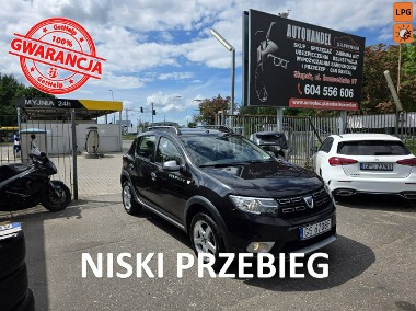 Dacia Sandero II Sandero Stepawy 0.9 TCE + LPG 90 KM, Klimatyzacja, Bluetooth, Alufelgi,-1