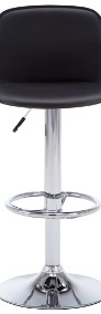 vidaXL Krzesła barowe z podłokietnikami 2 szt., czarne, sztuczna skóra246904-3
