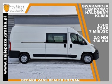 Peugeot Boxer Gwarancja, L3H2, DOKA, BRYGADÓWKA, klima, tempomat-1