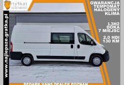 Peugeot Boxer Gwarancja, L3H2, DOKA, BRYGADÓWKA, klima, tempomat