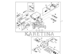 John Deere 9470RX - Elektr. moduł sterowania RE567605 (Zawór sterujący)
