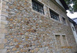 ściany trójwarstwowe z kamienia 