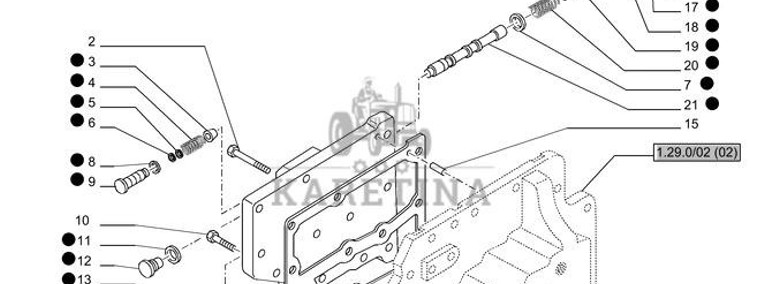New Holland T6010 T6090 T6070 Zawór hydrauliczny 82021820-1