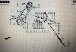 00 0641 289 2/Claas rolka napinacza/Tucano 430-420 Mega 350 370-360 Jaguar 980-930