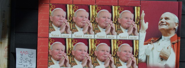 Papież Jan Paweł II Saint Lucia ** Święta Łucja Wg Ks Chrostowskiego 72 ark 64 -1