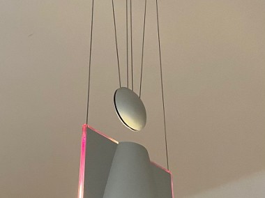 Nowoczesny żyrandol lampa sufitowa włoska Tre Ci Luce srebrna-1