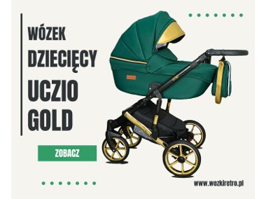 Wózek Dziecięcy Uczio Gold zestaw 3w1 wielofunkcyjny -1