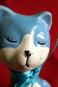 Kot - powabna koteczka - figurka z porcelany - 14 x 6 x 5 cm-2