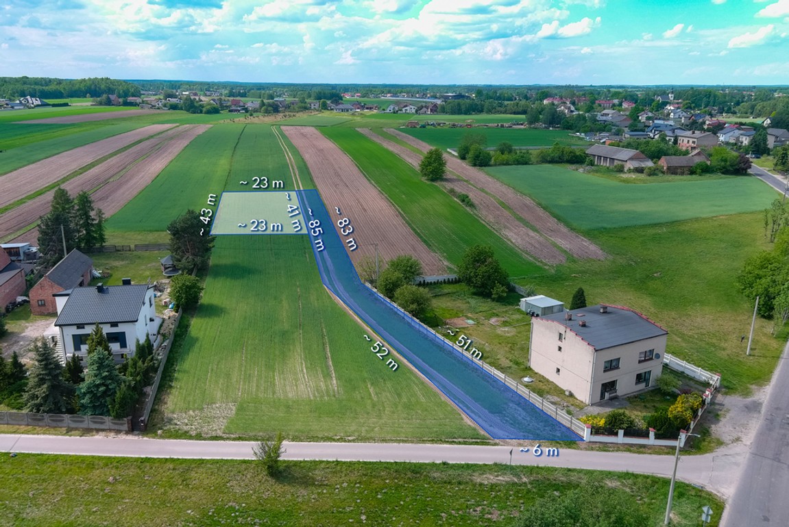 Panki | Działka budowlana - Widok 2