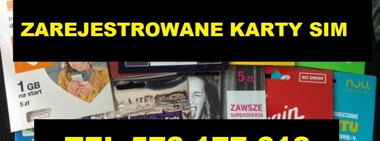 Działające ZAREJESTROWANE KARTY SIM Łodź zagraniczne karty telefoniczne eSIM-1