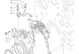 New Holland T6010 Pompa oleju silnikow 2830913