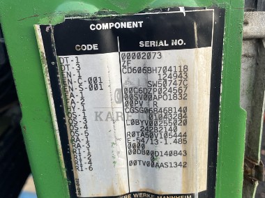 John Deere seria 6005 6020 7020 - chłodnica wody AL168727-2