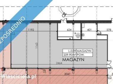 Magazyn do wynajęcia 230 m2 Łódź Widzew Niciarniana CM-2