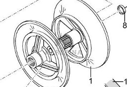 New Holland TX66 TX67 TX68 Kołnierz 9502482