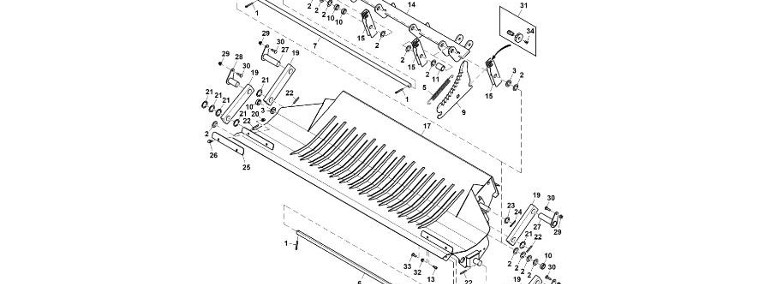 John Deere 960 - Rama DC219859 (Podbieracz)-1