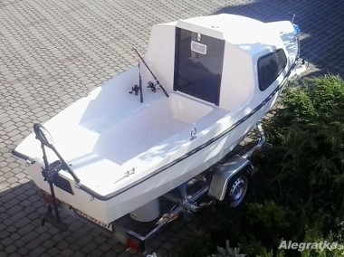 Kabinowa łódka wędkarska 2014 r + przyczepa i silnik-1