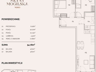 Mieszkanie, sprzedaż, 54.78, Kraków, Grzegórzki-2