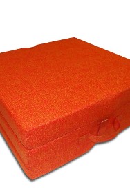 vidaXL Materac składany, trzysegmentowy, 190 x 70 x 9 cm, pomarańczowy 241605-2