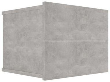 vidaXL Szafka nocna, betonowy szary, 40 x 30 x 30 cm, płyta wiórowa-1