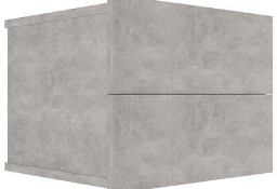 vidaXL Szafka nocna, betonowy szary, 40 x 30 x 30 cm, płyta wiórowa