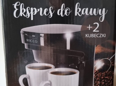 Ekspres do kawy  RICCO  + 2  kubeczki-1