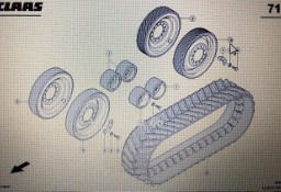 00 0764 067 0/00 0750 359 0/koło napędu/Lexion 460-450 480 460-450 Terra Track 465 580 570 560-540