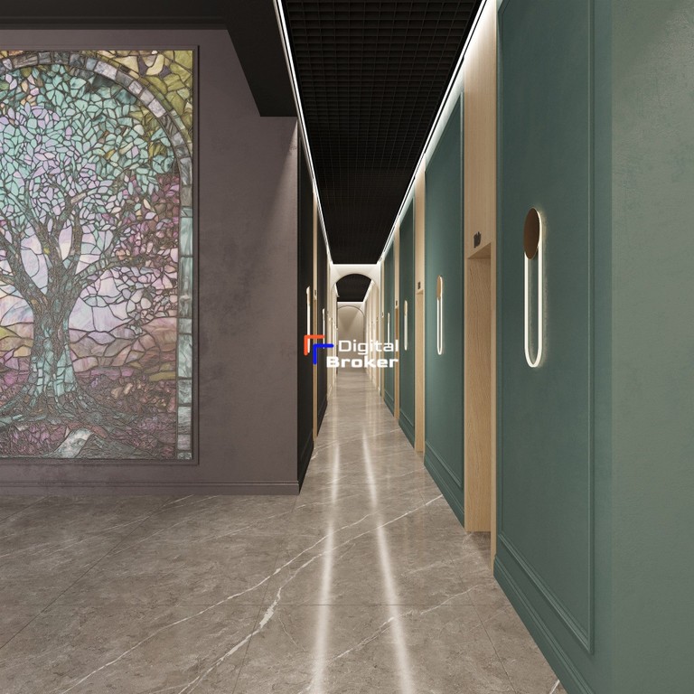 Wysoki Apartament 4,6m Z Ogródkiem ~ 8 m², łódzkie