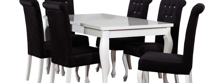 Stół nogi Ludwig+ 6 krzeseł -1