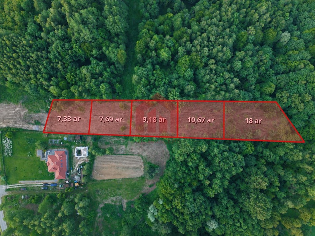 Urokliwa działka budowlana w otulinie zieleni - Widok 4
