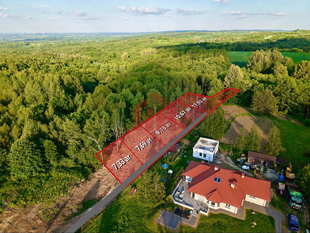 Urokliwa działka budowlana w otulinie zieleni - Widok 5
