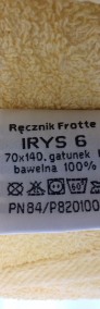 Ręcznik kąpielowy frotte „Irys 6” ciemnożółty, do sprzedania-4