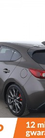 Mazda 3 III Navi, skóra/alcantara, bi-xenon, klima auto, kamera i czujniki park-4